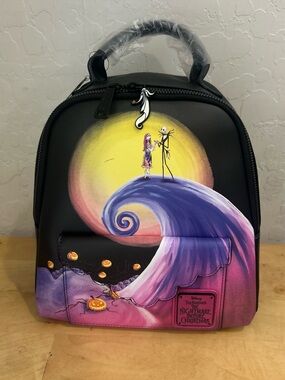 The Nightmare Before Christmas Spiral Hill Mini Backpack Loungefly